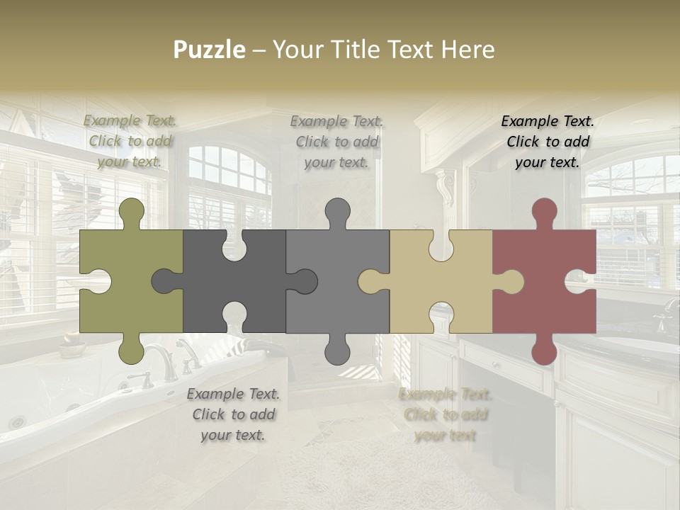 Closeup Two Yellow PowerPoint Template