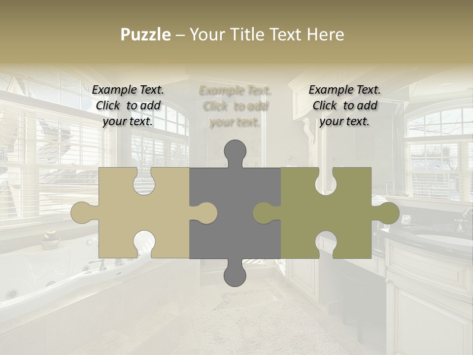 Closeup Two Yellow PowerPoint Template