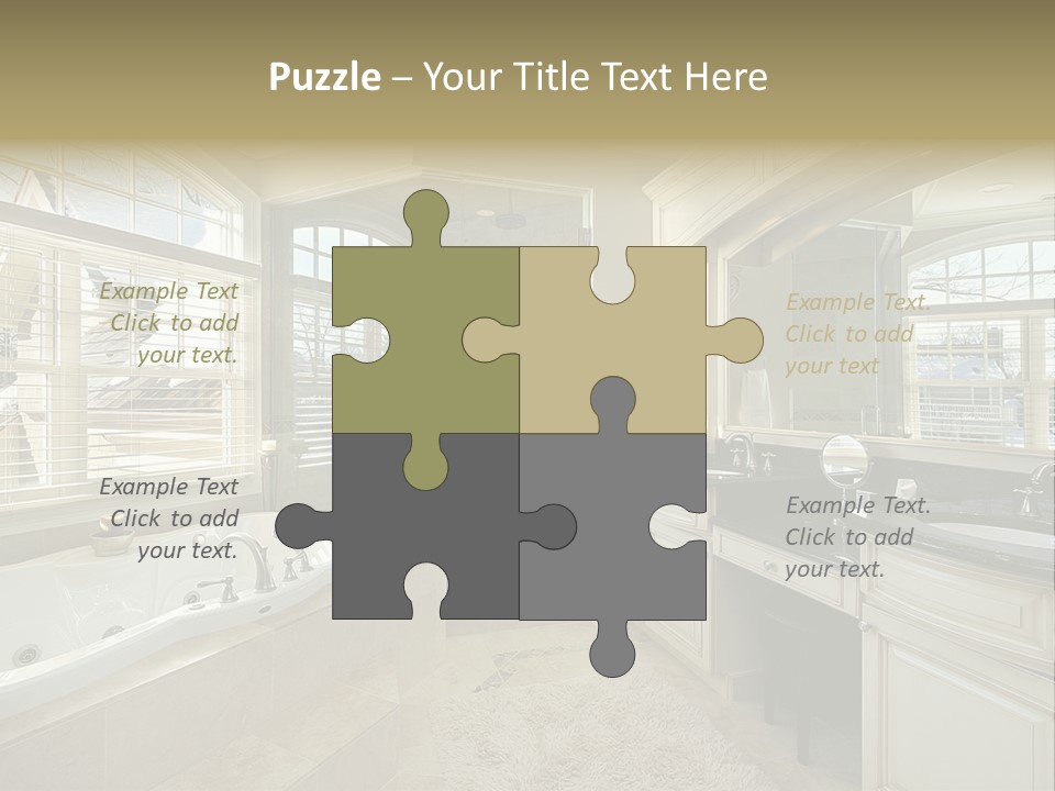 Closeup Two Yellow PowerPoint Template