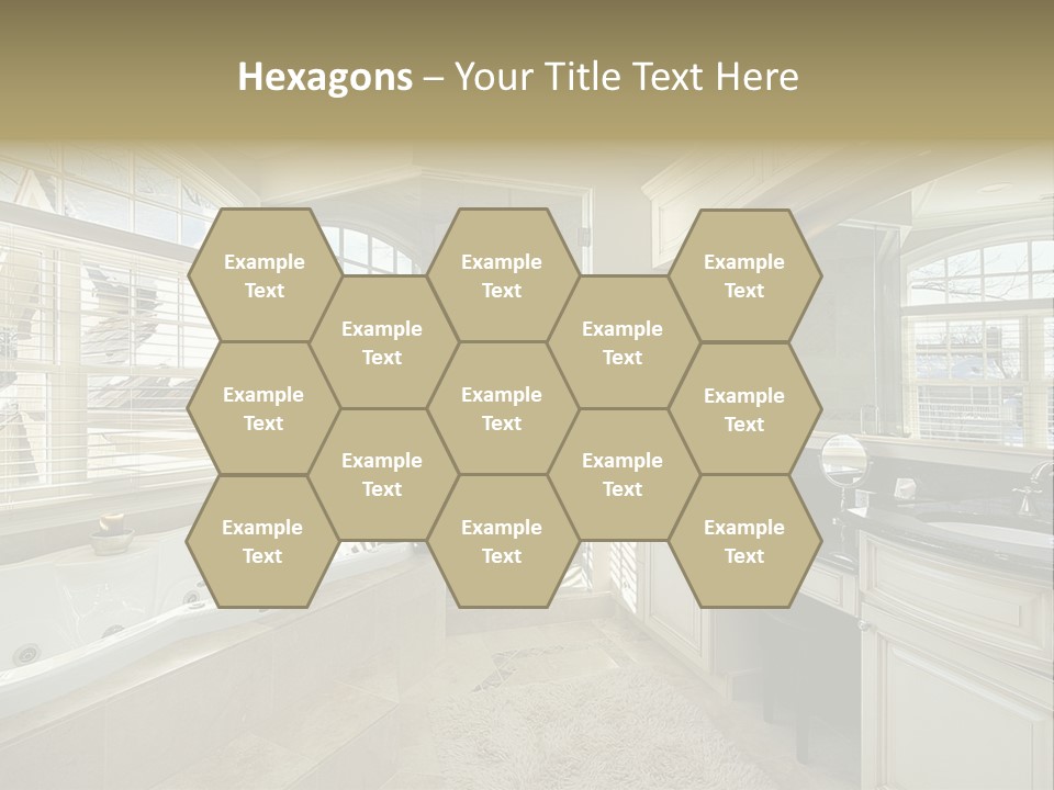 Closeup Two Yellow PowerPoint Template