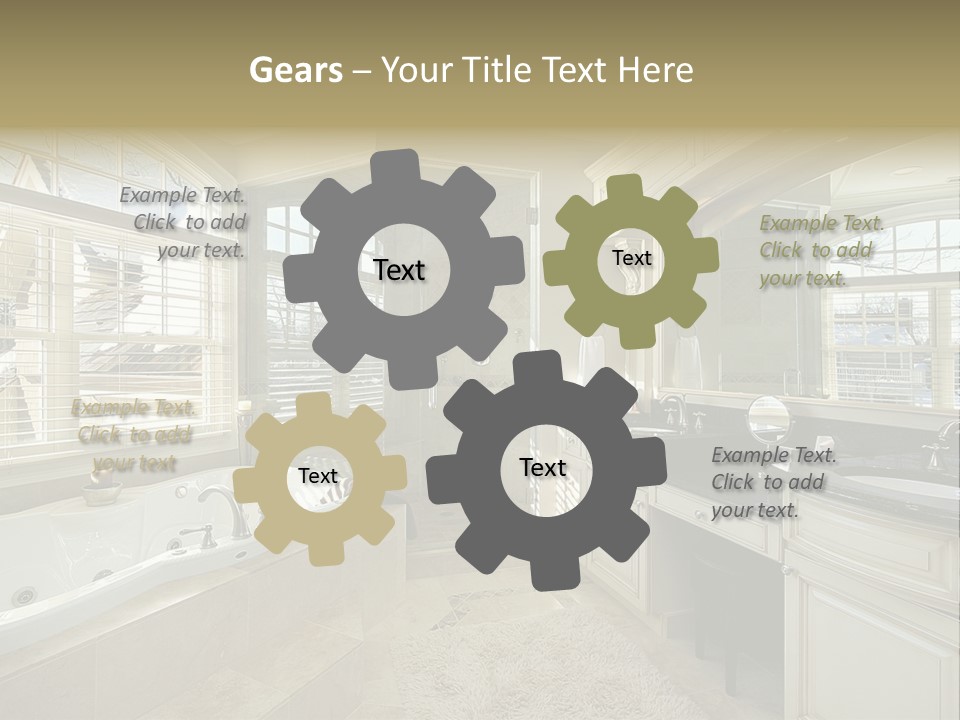 Closeup Two Yellow PowerPoint Template