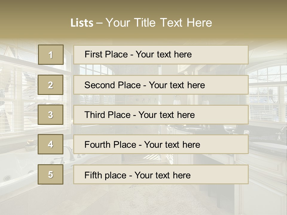 Closeup Two Yellow PowerPoint Template