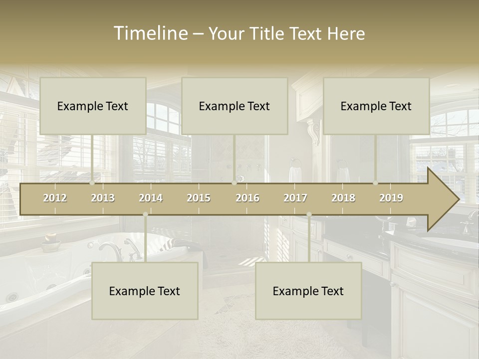 Closeup Two Yellow PowerPoint Template