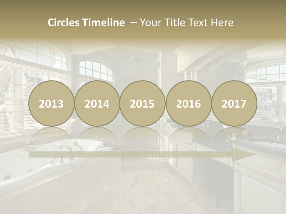 Closeup Two Yellow PowerPoint Template