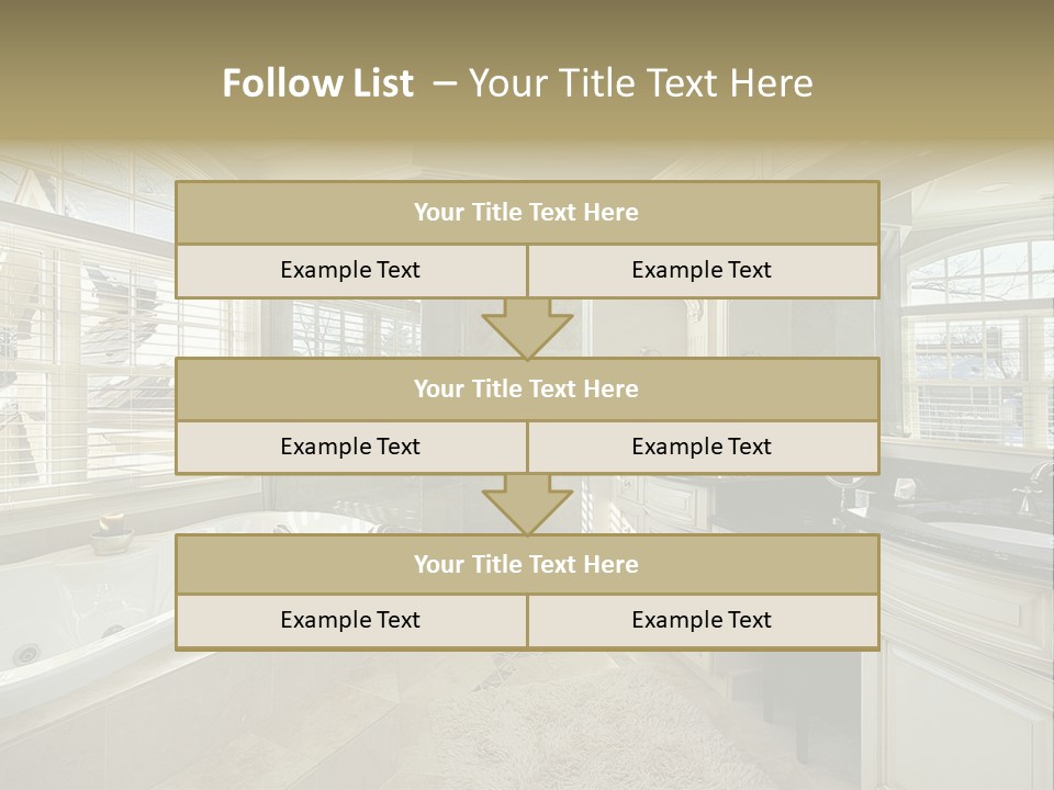 Closeup Two Yellow PowerPoint Template