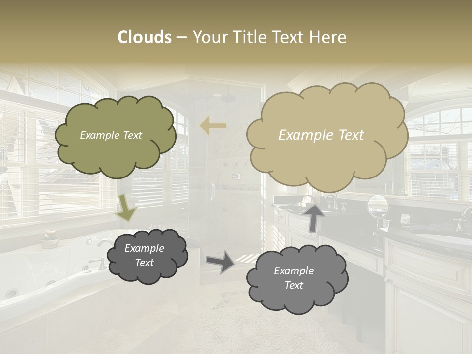 Closeup Two Yellow PowerPoint Template