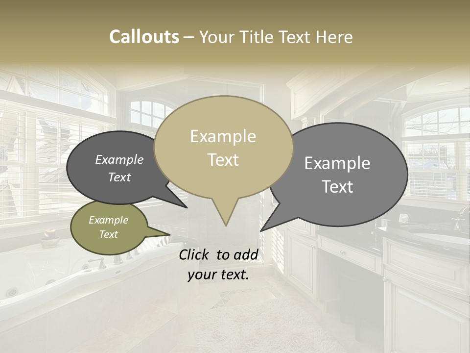 Closeup Two Yellow PowerPoint Template