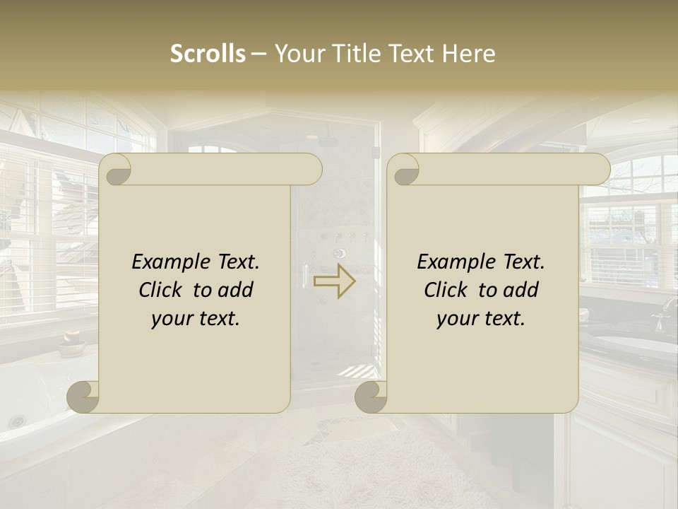 Closeup Two Yellow PowerPoint Template