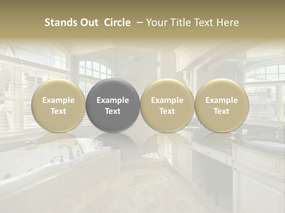 Closeup Two Yellow PowerPoint Template