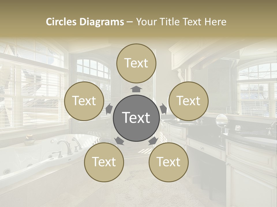 Closeup Two Yellow PowerPoint Template