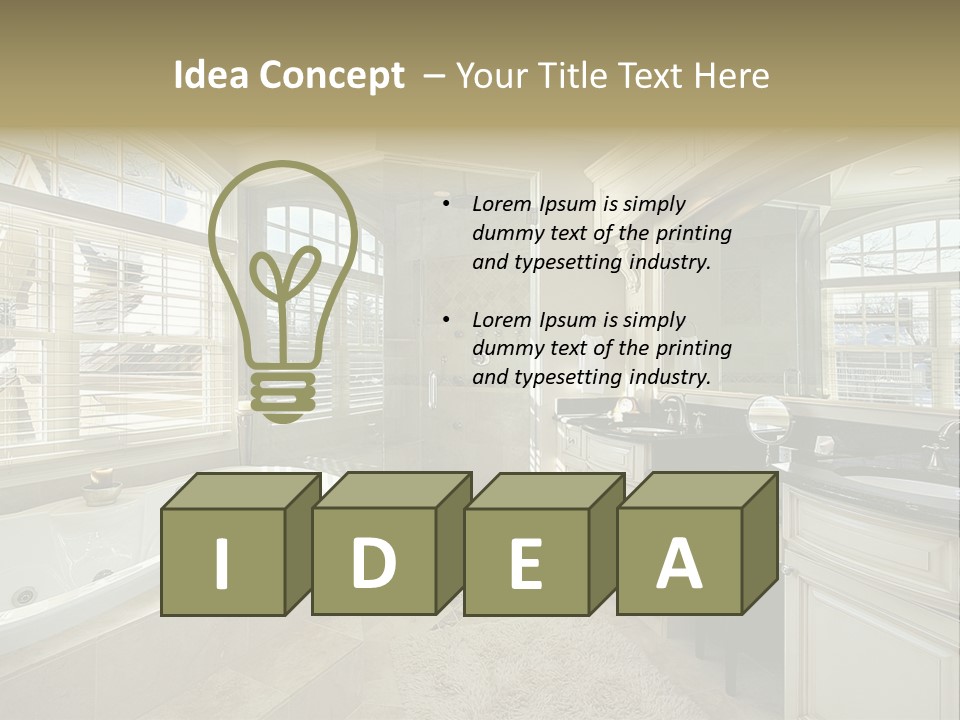 Closeup Two Yellow PowerPoint Template