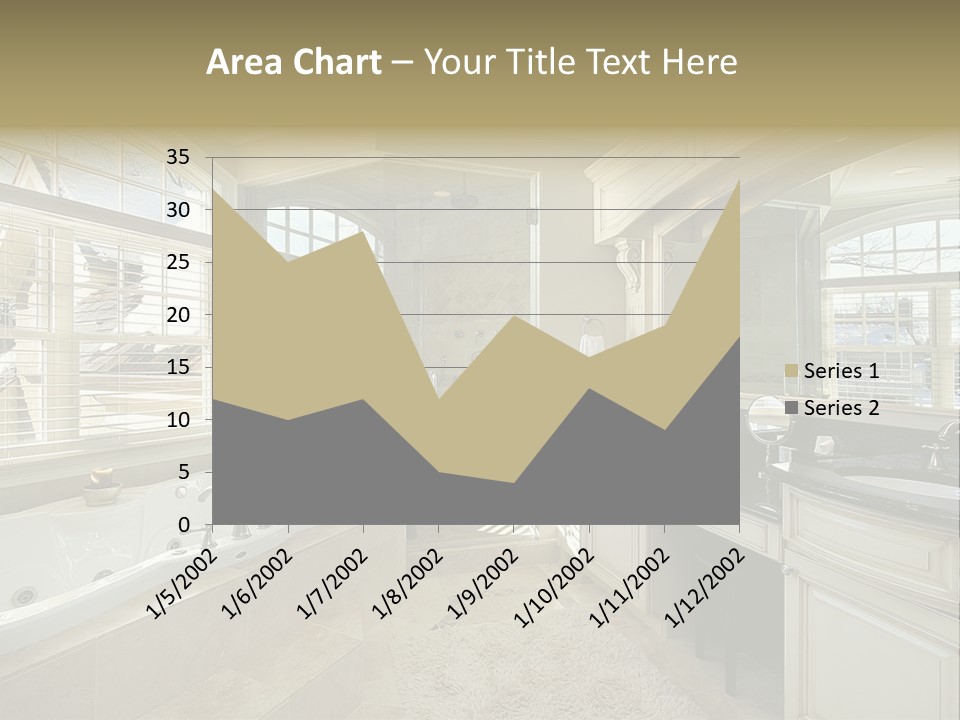 Closeup Two Yellow PowerPoint Template