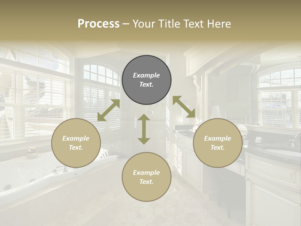 Closeup Two Yellow PowerPoint Template