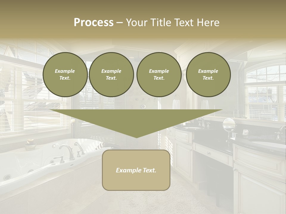 Closeup Two Yellow PowerPoint Template