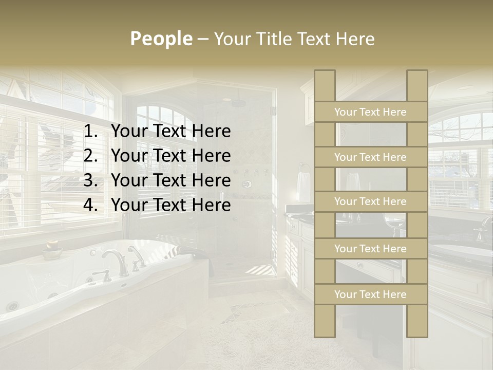 Closeup Two Yellow PowerPoint Template