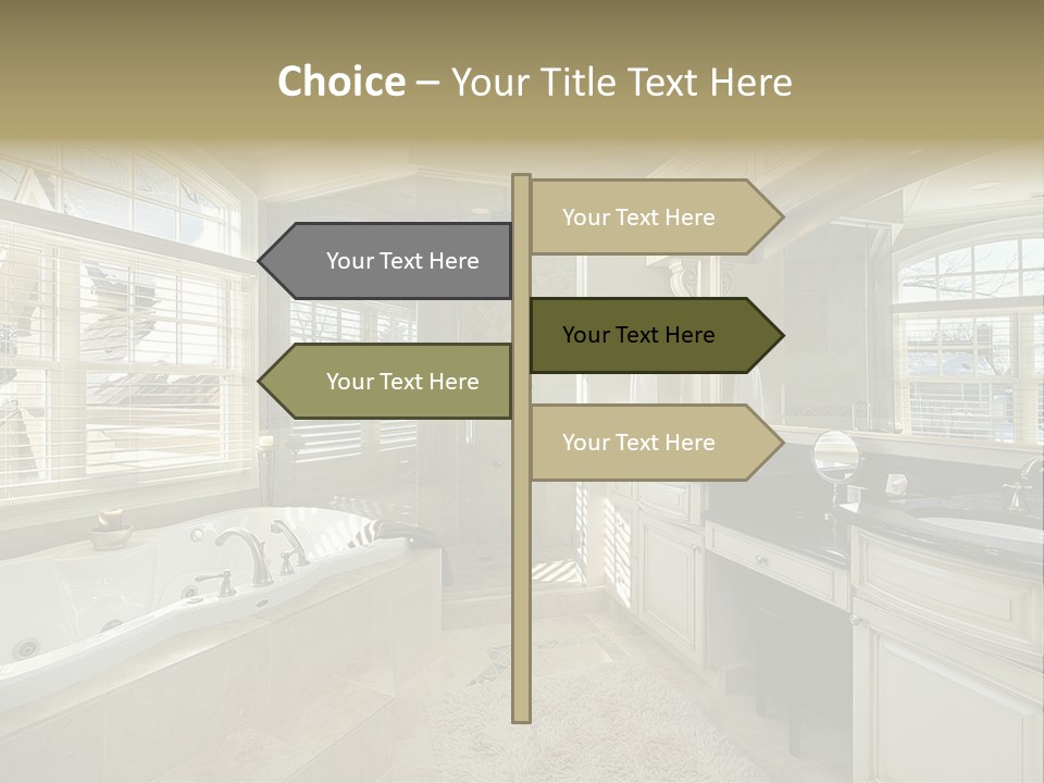 Closeup Two Yellow PowerPoint Template