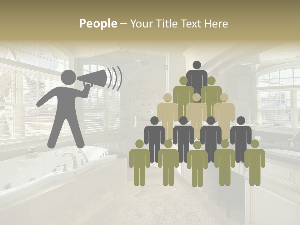 Closeup Two Yellow PowerPoint Template