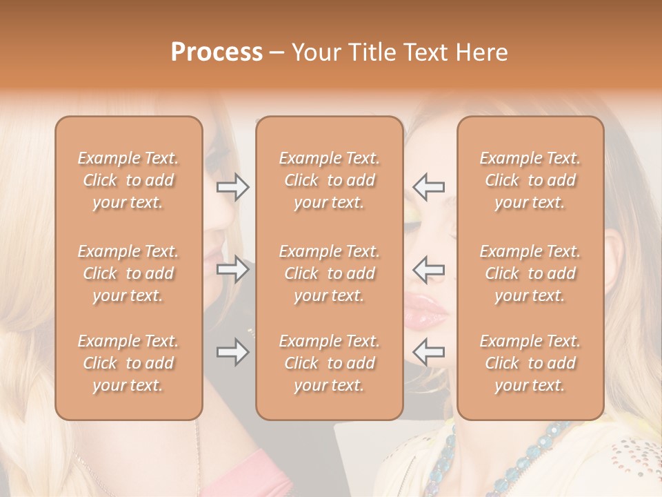 Closeup Two Yellow PowerPoint Template