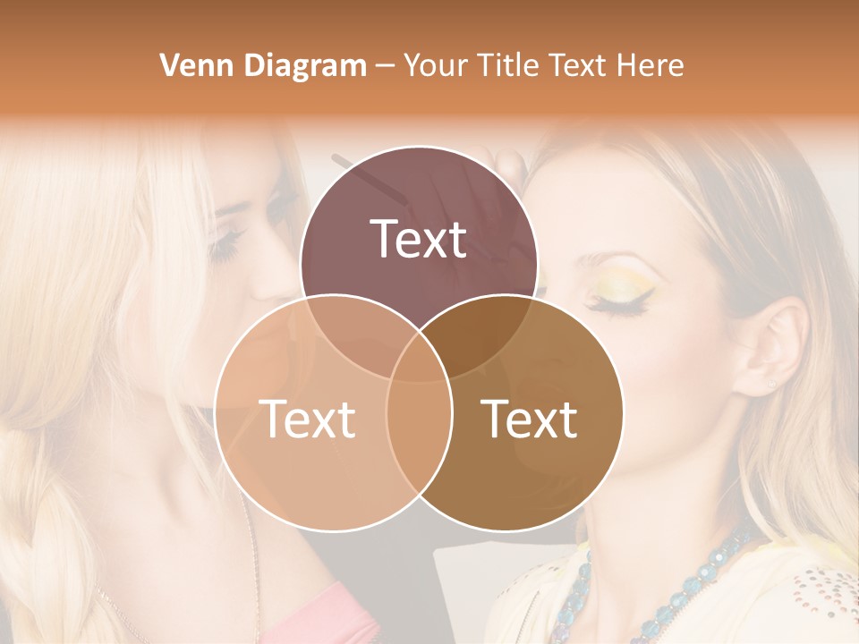 Closeup Two Yellow PowerPoint Template