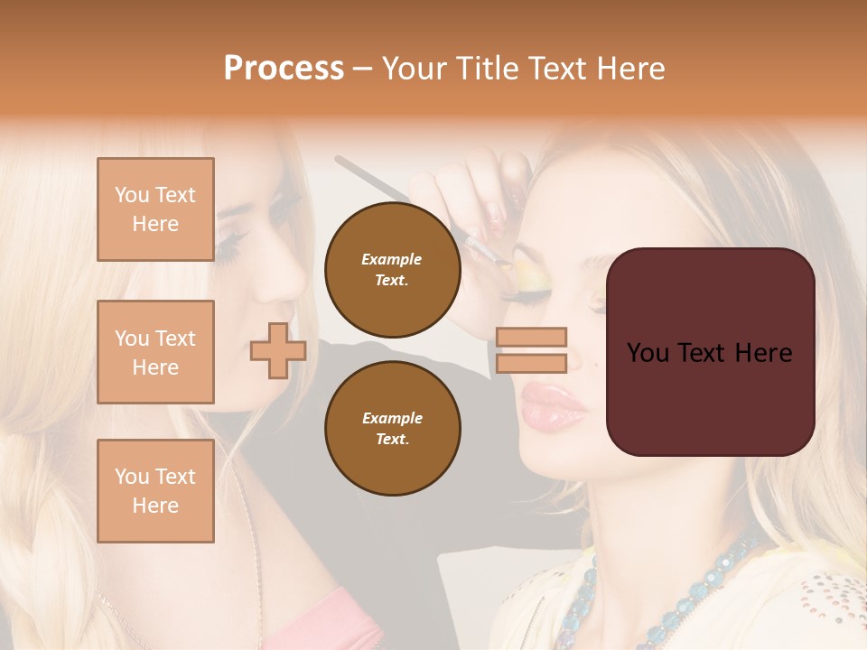 Closeup Two Yellow PowerPoint Template