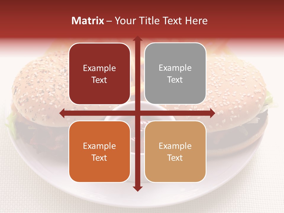 Burger Junk Drink PowerPoint Template