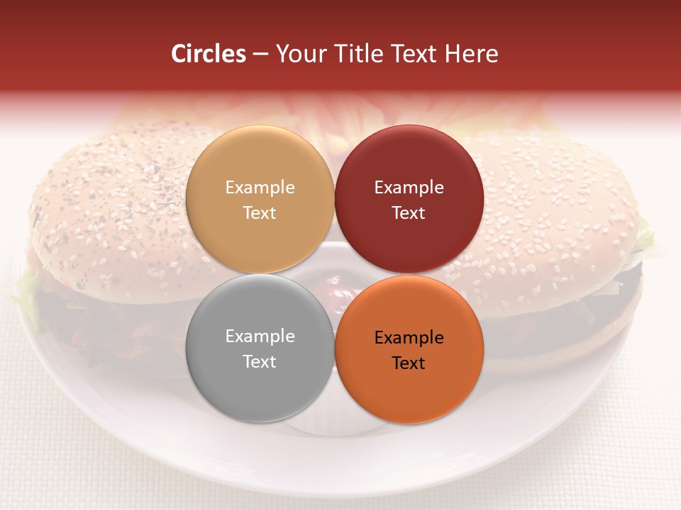 Burger Junk Drink PowerPoint Template