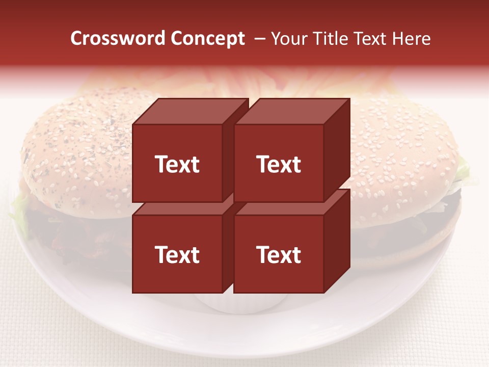 Burger Junk Drink PowerPoint Template