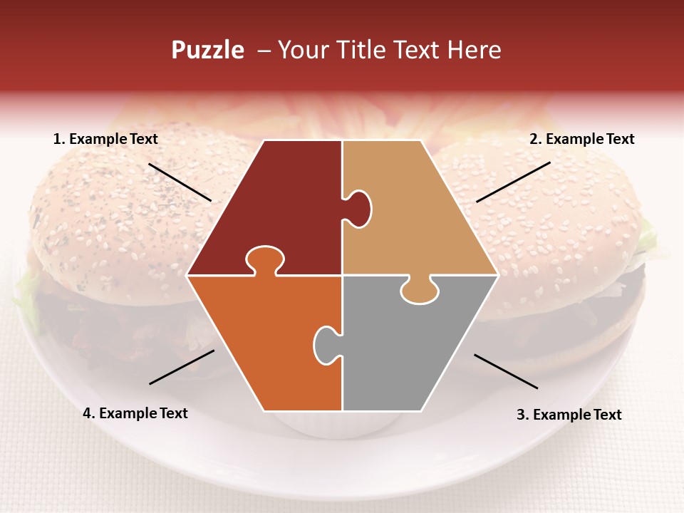 Burger Junk Drink PowerPoint Template