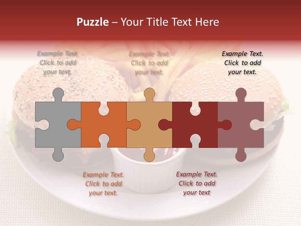 Burger Junk Drink PowerPoint Template