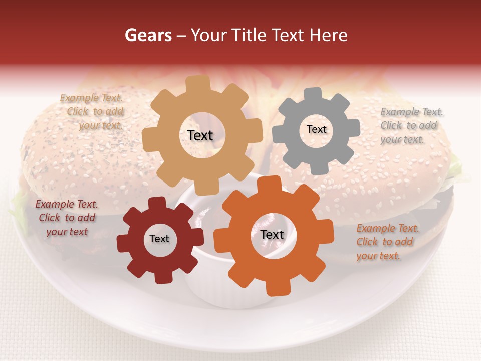 Burger Junk Drink PowerPoint Template