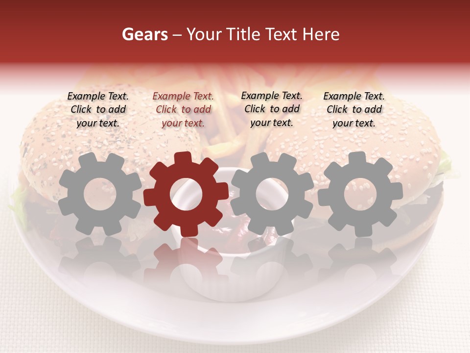 Burger Junk Drink PowerPoint Template