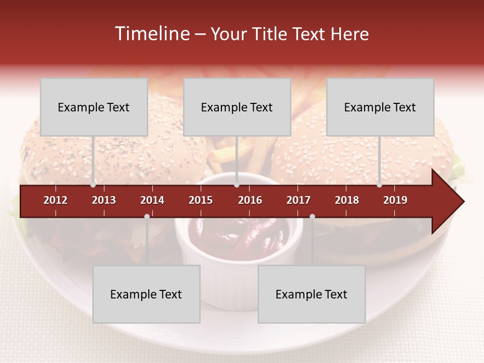 Burger Junk Drink PowerPoint Template