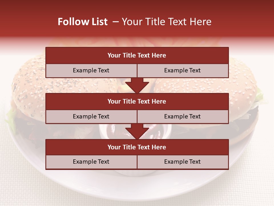 Burger Junk Drink PowerPoint Template