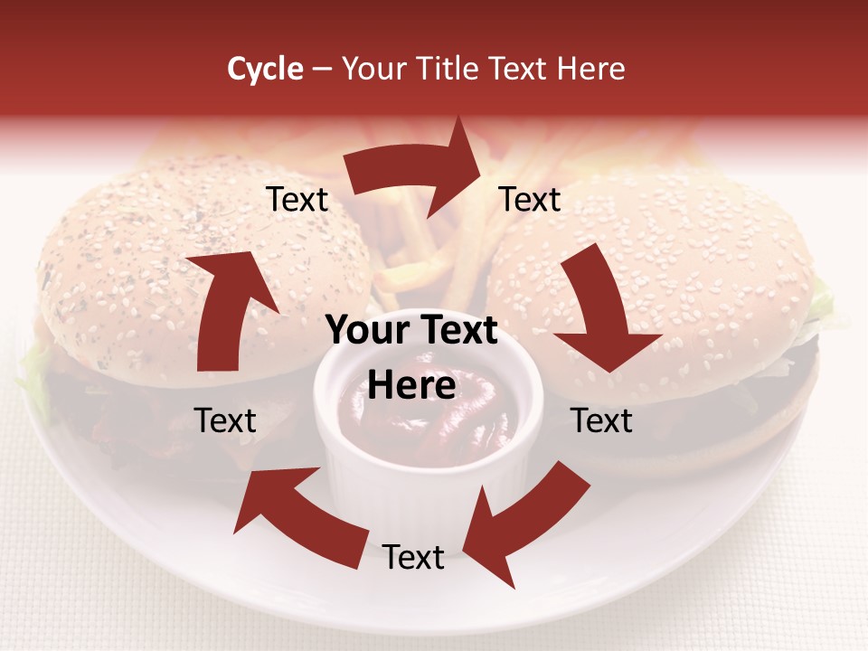 Burger Junk Drink PowerPoint Template