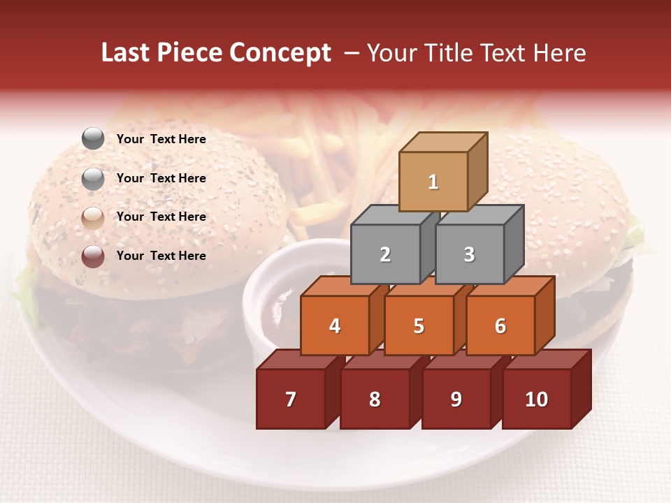 Burger Junk Drink PowerPoint Template