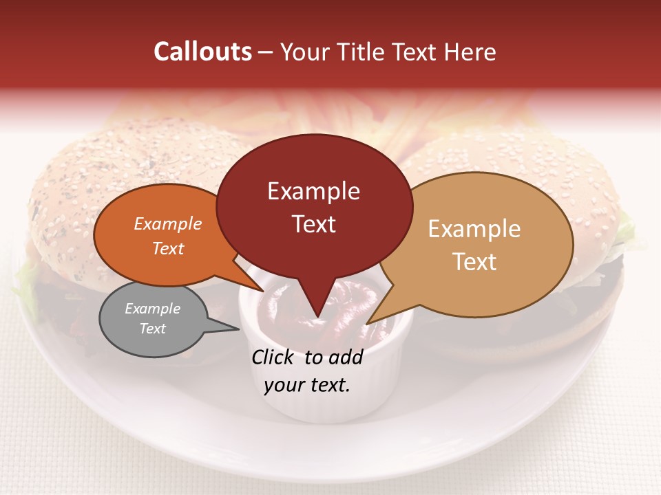 Burger Junk Drink PowerPoint Template