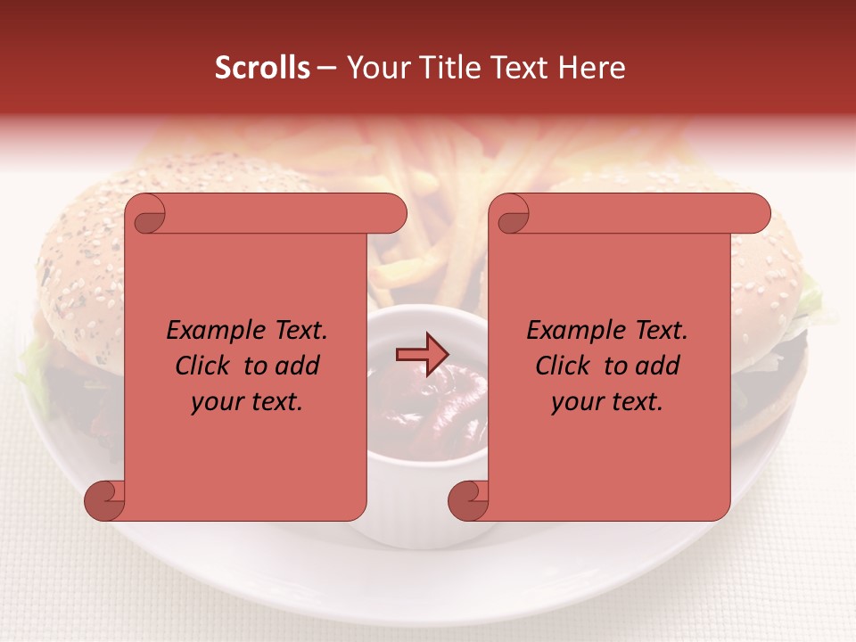 Burger Junk Drink PowerPoint Template