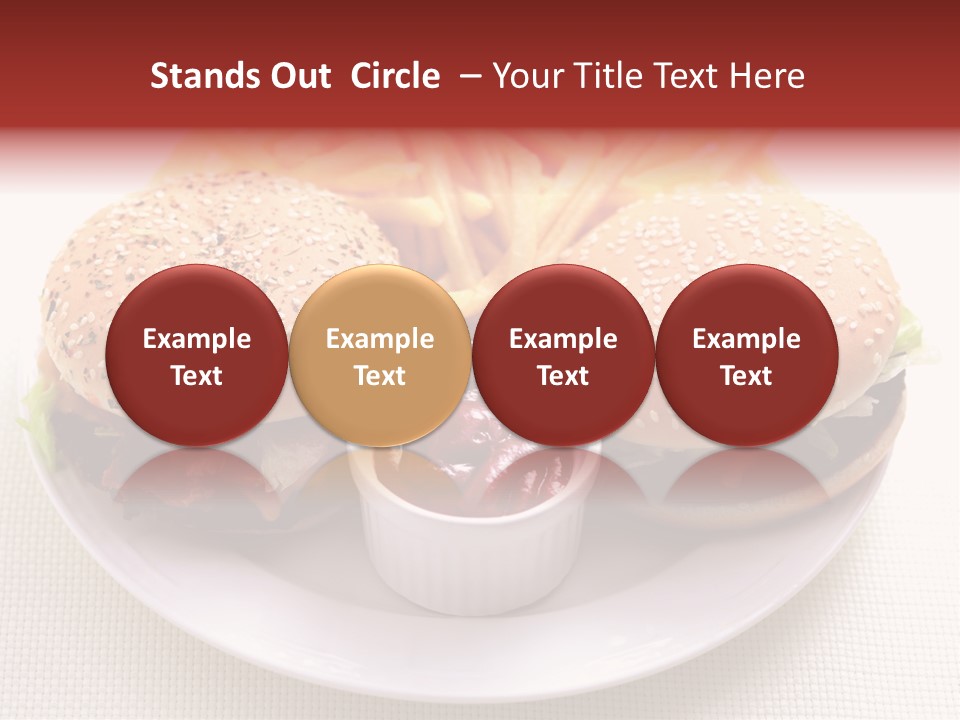 Burger Junk Drink PowerPoint Template