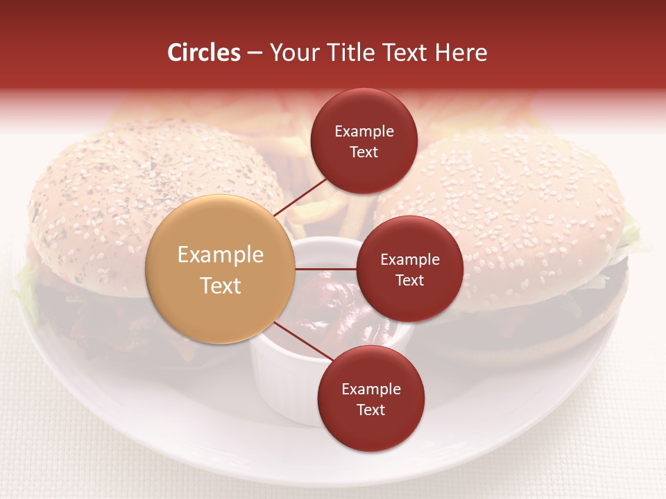 Burger Junk Drink PowerPoint Template