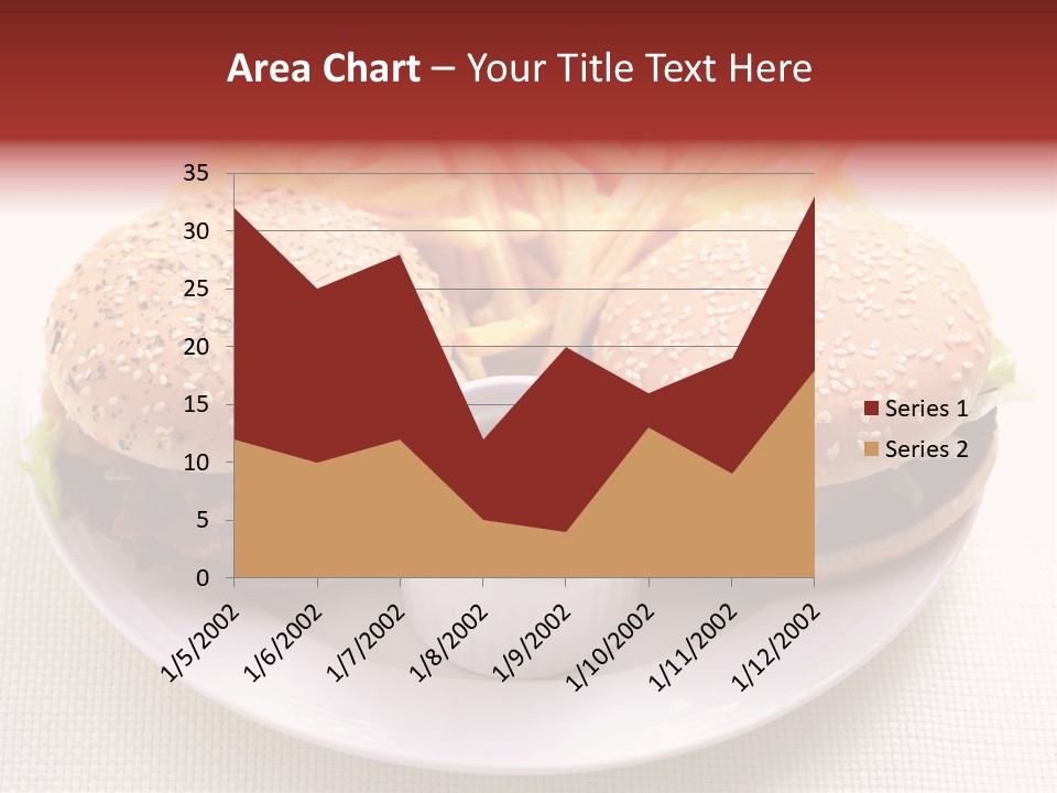 Burger Junk Drink PowerPoint Template
