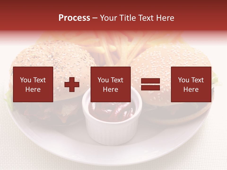 Burger Junk Drink PowerPoint Template