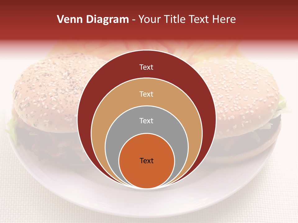 Burger Junk Drink PowerPoint Template