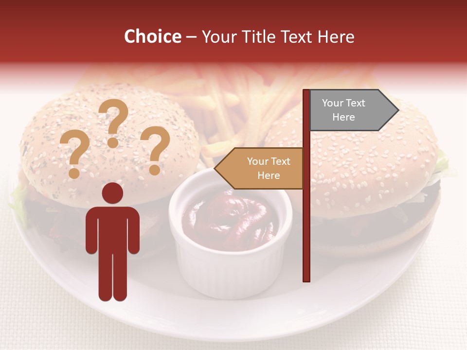 Burger Junk Drink PowerPoint Template