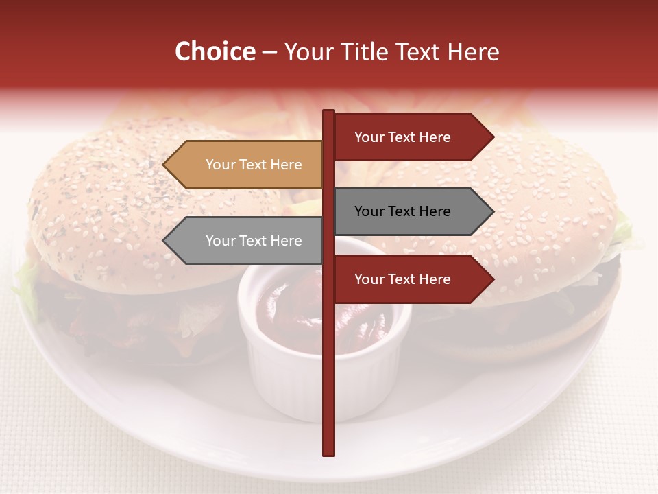 Burger Junk Drink PowerPoint Template