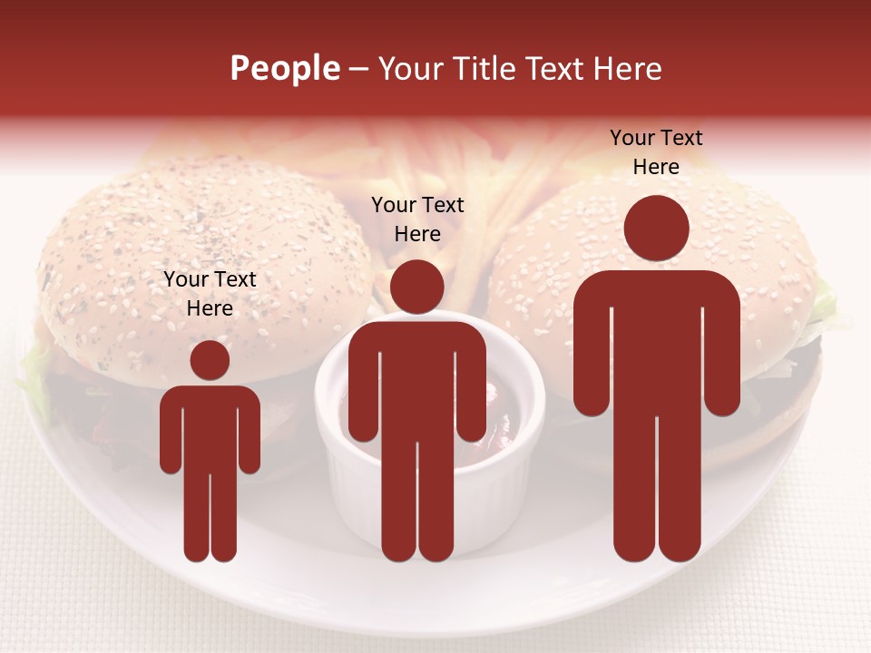 Burger Junk Drink PowerPoint Template