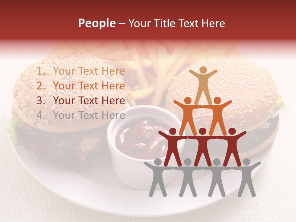 Burger Junk Drink PowerPoint Template