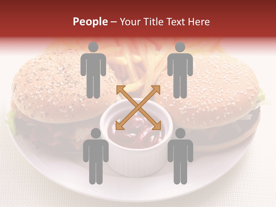 Burger Junk Drink PowerPoint Template