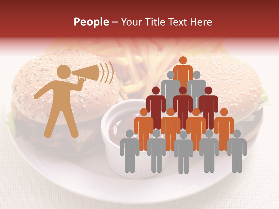 Burger Junk Drink PowerPoint Template