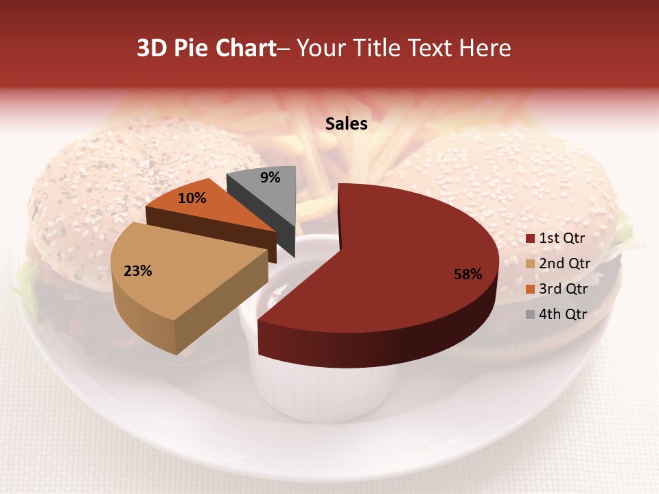 Burger Junk Drink PowerPoint Template
