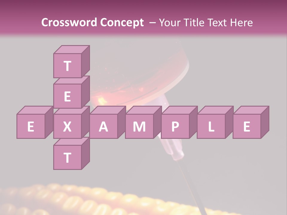 Cob Crop Red PowerPoint Template